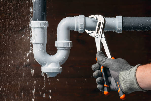 Professional Plumbing technician working in Harwood, MD